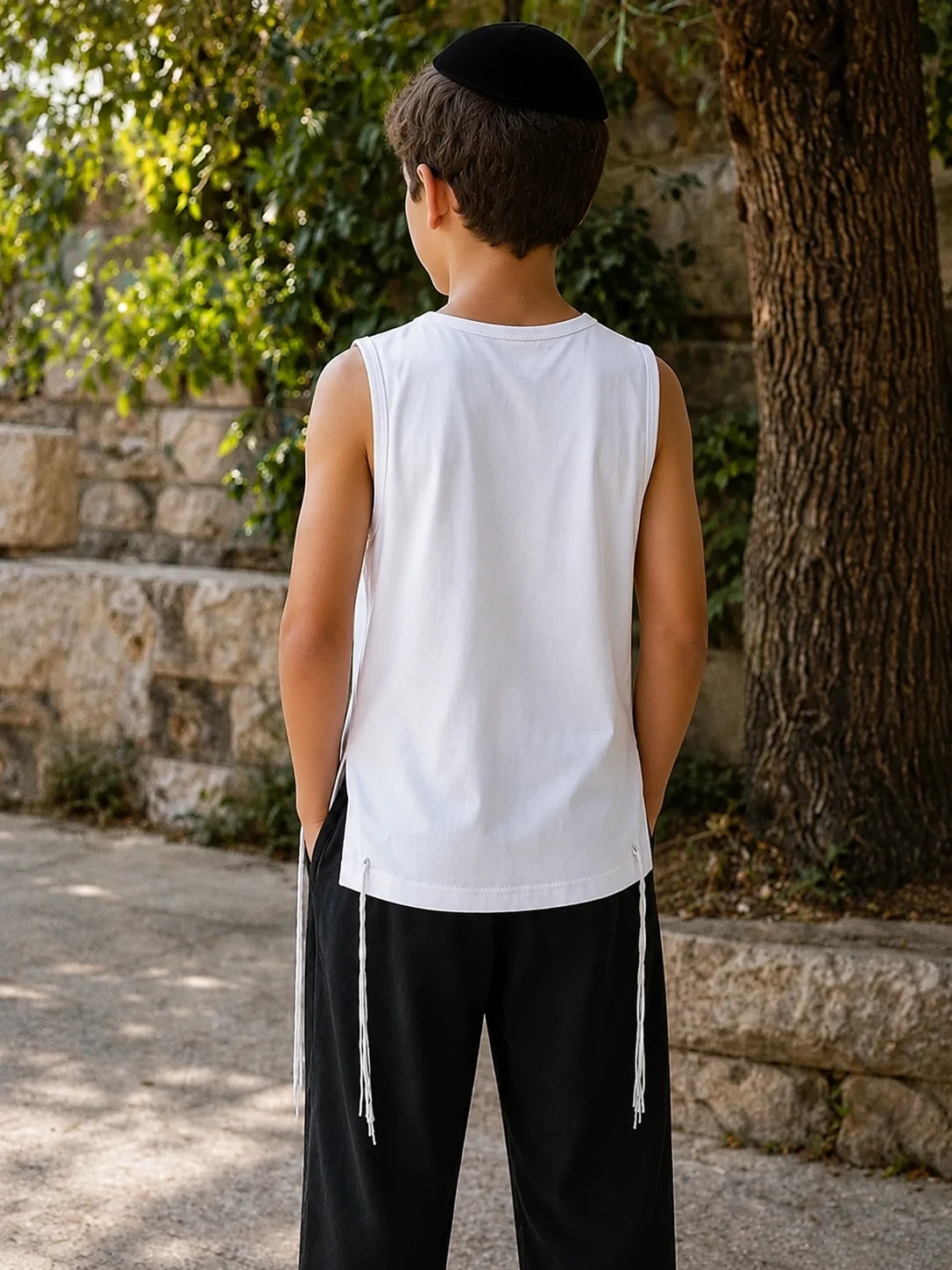 Tzitzit Algodón Tank 3