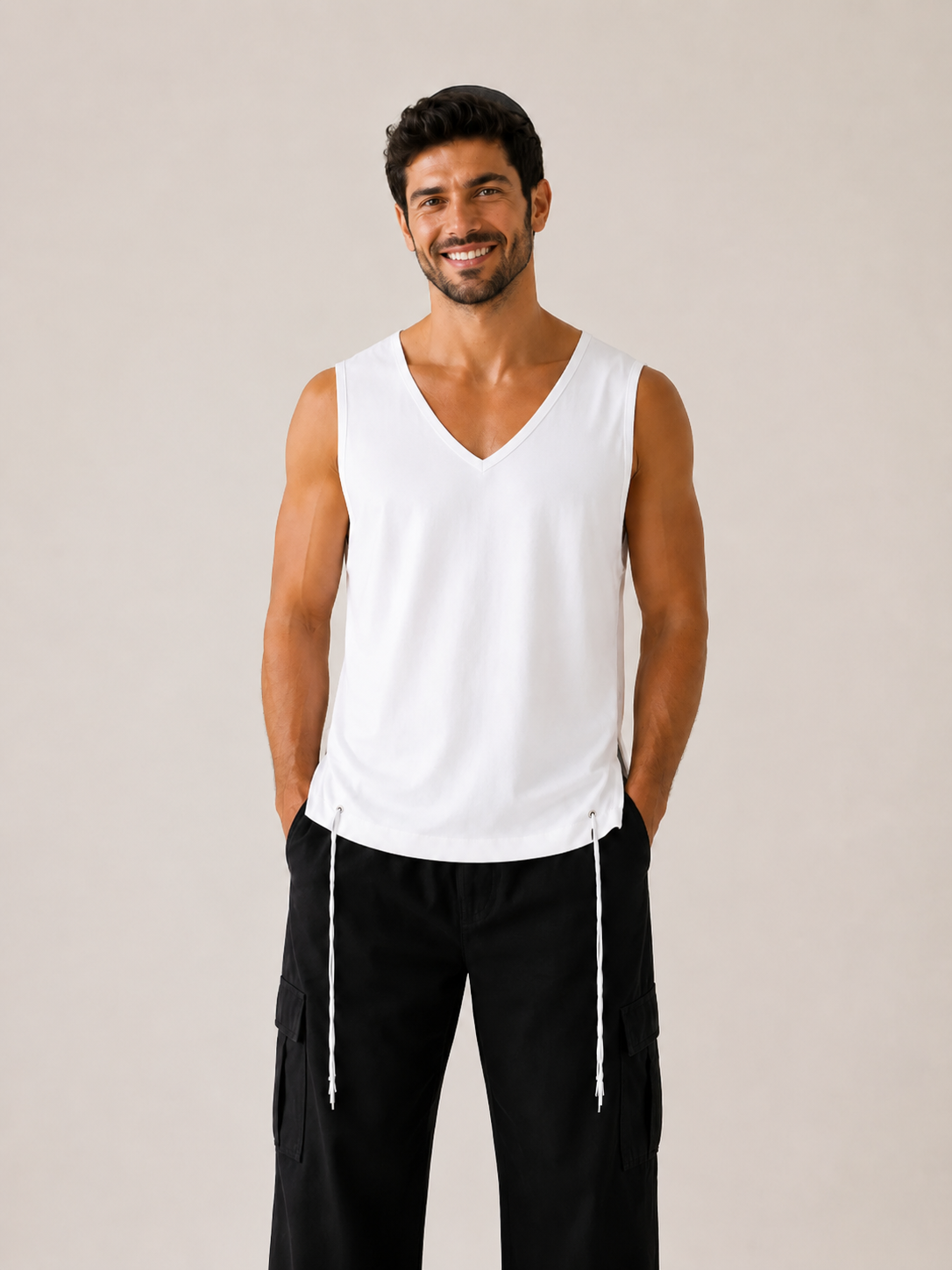 Tzitzit Algodón Tank V 2