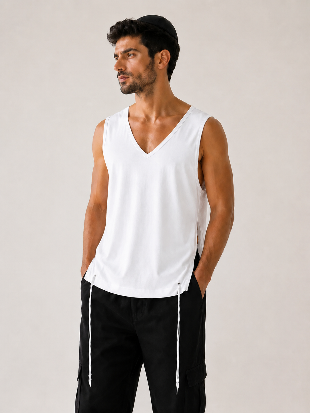 Tzitzit Algodón Tank V 3